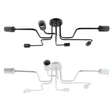 AC110-240V 6 головок потолочный светильник патрон E27 светильник Прочная Железная конструкция аксессуары для дома