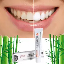 1 шт. бамбуковый Древесный Уголь черная зубная паста с кристаллами белые зубы гигиена полости рта бамбуковый уголь зубная паста Глубокая очистка пятна удалить