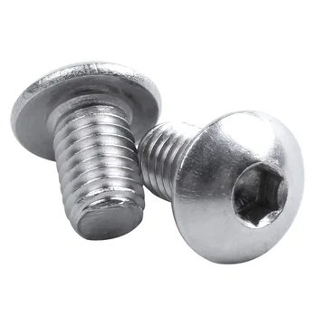 

Stainless Steel Button Head Screw, Hex Socket Bolts Type:M5 / 5mm Bolt size:M5 x 8mm Your pack quantity:50