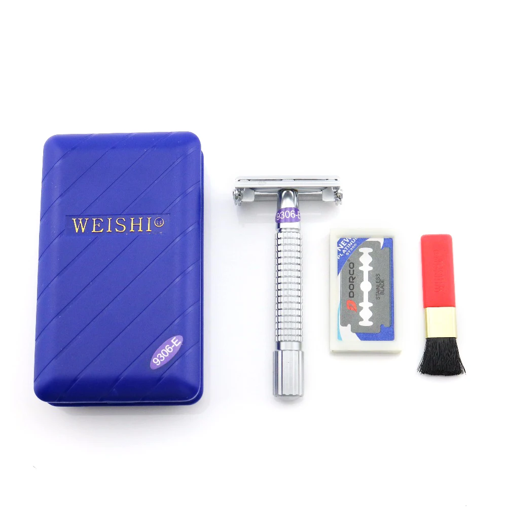 WEISHI Butterfly Double Edge Safety Razor 9306 E Super Metal Shaver ...