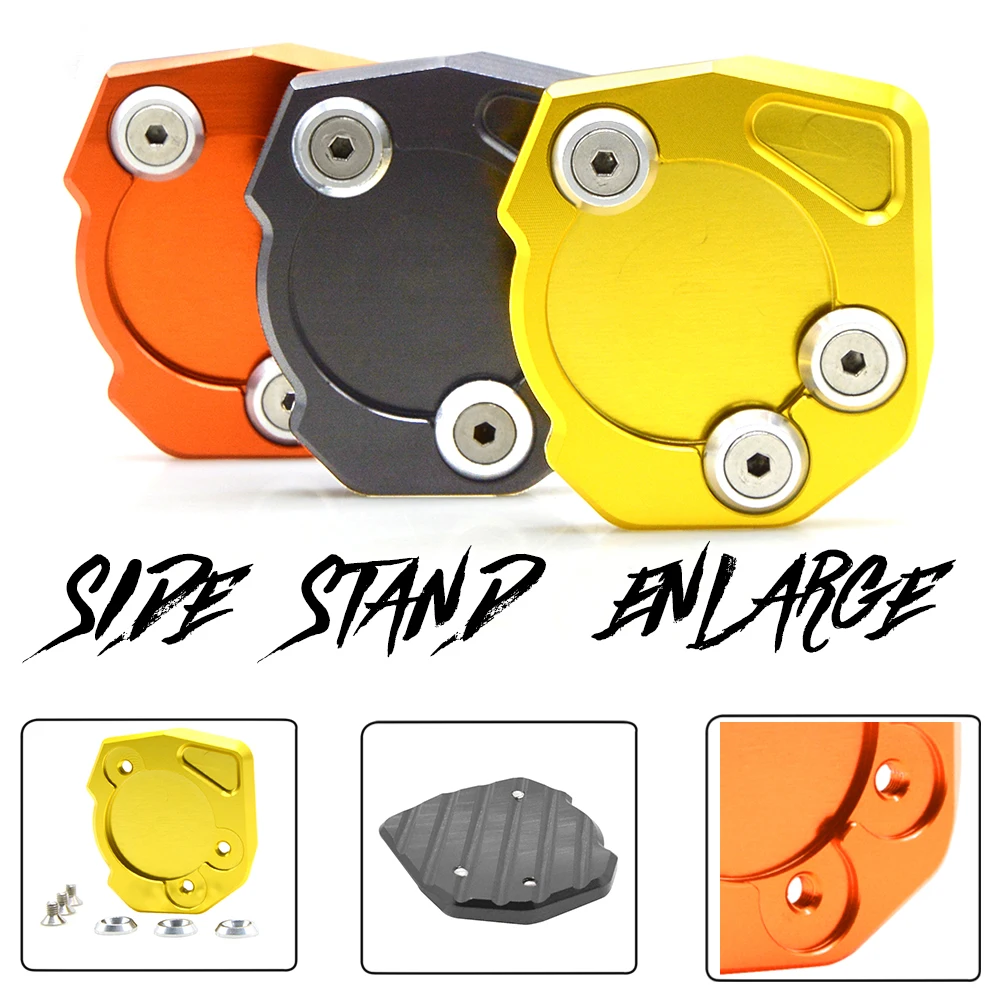 Easy Installation CNC Motorcycle Side Stand Pad Enlargement Plate