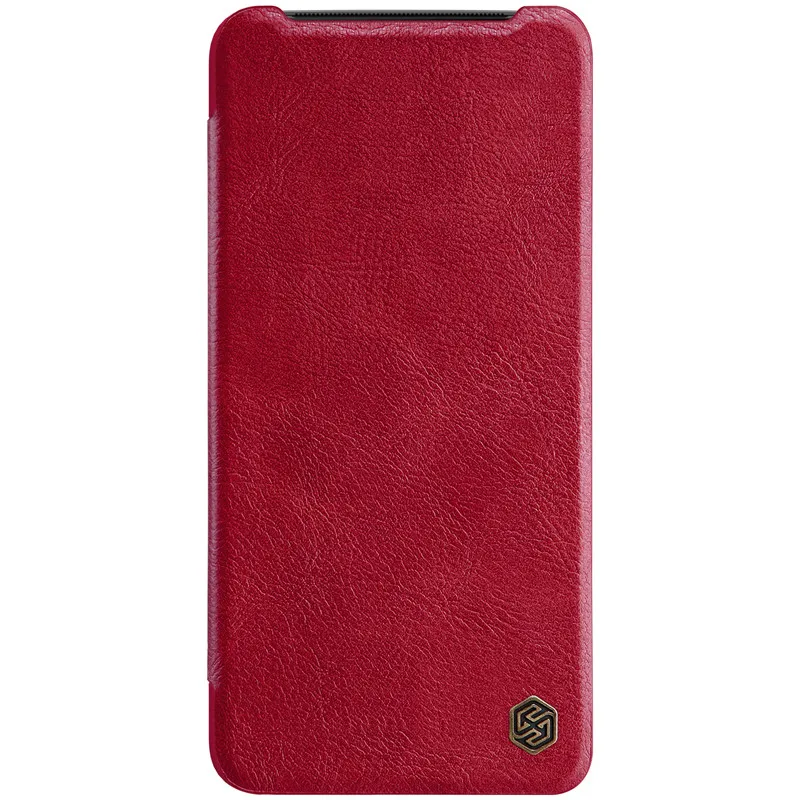 Для OnePlus 7T 7 Pro 6 5T чехол NILLKIN Qin Бизнес Флип кожаный чехол слот для карт задняя крышка для OnePlus 7 Pro 6 Nilkin чехол для телефона - Цвет: Красный