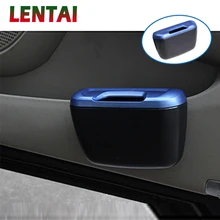 LENTAI для BMW e46 e39 e90 e60 e36 f30 f10 e30 x5 Nissan qashqai j11 Juke Tiida Cadillac 1 шт. Автомобильная корзина для мусора боковой дверной ящик для хранения