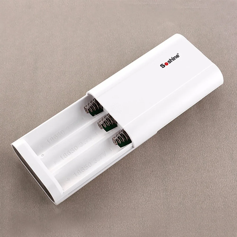 Зарядное устройство Soshine E5 с ЖК дисплеем и двумя USB портами зарядное 18650 для