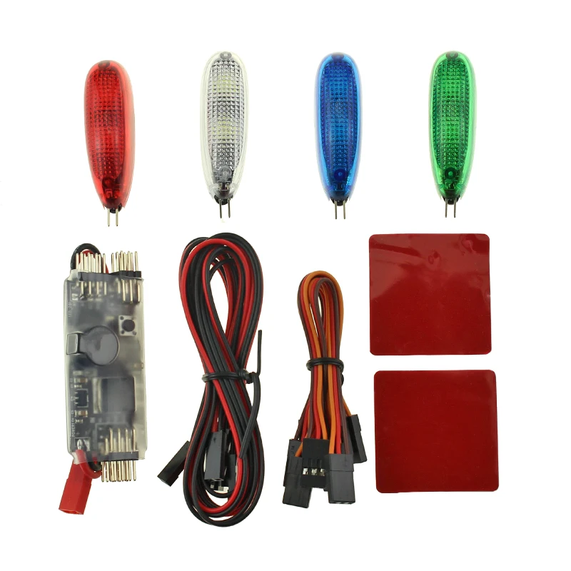 

RC Led Light 5V 12V LED Night Intelligent Navigation Light Wireless for Fixed wing/Delta wing/FPV Racing Drone Quadcopter