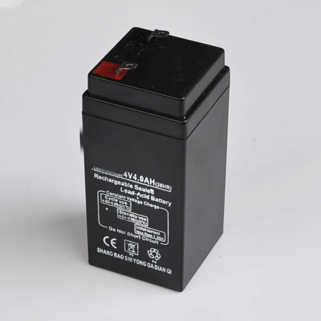 6v 4.0Ah Rechargeable Sealed Lead Acid Battery