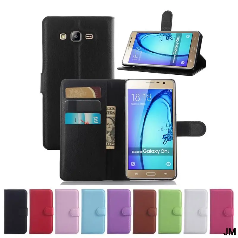 Case For GALAXY On7 Pro Wallet Flip Leather Case With Card