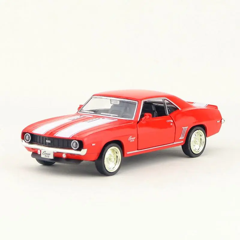 РМЗ город/1:36 Масштаб игрушки/1969 Chevrolet Camaro SS Винтаж/Литье под давлением металлическая модель автомобиля/для коллекции/подарок/малыш/специальный/образовательный