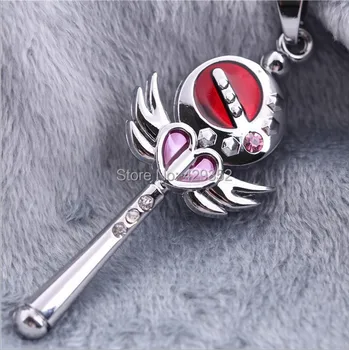 

2014 Hot Cospaly Jewelry Sailor Moon Series Necklace Alloy Czech Stone Pendant Necklace 10pcs/lot