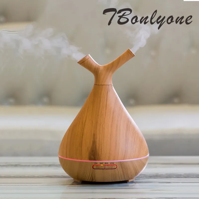 

TBonlyone 400ML Branch Humidifier Essential Oil Aroma Diffuser Tabletop Aroma Lamp Ultrasonic Air Humidifier Diffuser for Spa