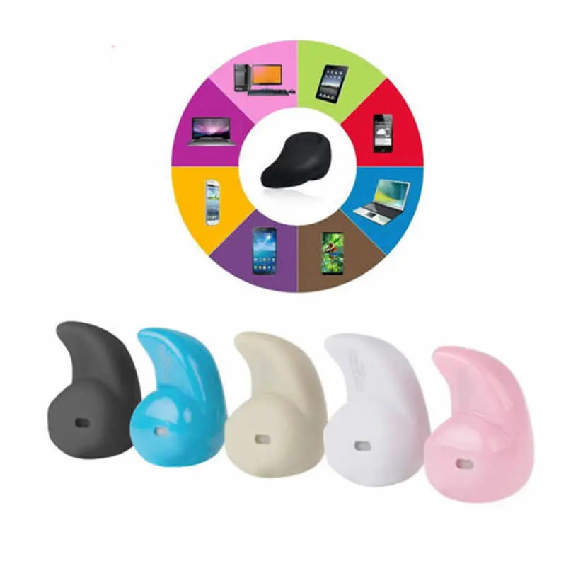 Mini Wireless Bluetooth 4.0 Stereo In-Ear Headset Earphone For Samsung iphone LG HUAWEI Android Microsoft Symbian 5 Colors | Электроника