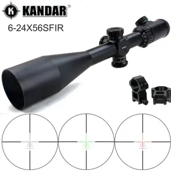 

KANDAR Kaspa 6-24X56SFIR ILL Ballistic-X Tactical Riflescope Airsoft Air Gun Shooting Hunting Rifle scope