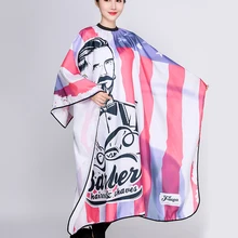 1 шт. Стрижка Парикмахерская Ткань Фартук Полиэстер Волосы Стайлинг дизайн поставки Салон Парикмахерская мантия Прямая поставка