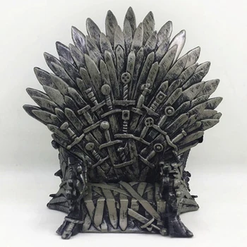 

Iron Throne Game of Thrones Desk Figure Model Sword Chair Song Of Ice And Fire Collective Christmas Resin Process Gift 15cm