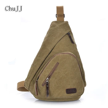 

Chu JJ Big Size Multifunctional Men Chest Bags Canvas Shoulder Bags Casual Travel Bag Men Messenger Bag