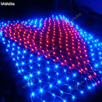 

LED string lights starry decoration decorative star lights string heart-shaped fishnet lights CD05 W03