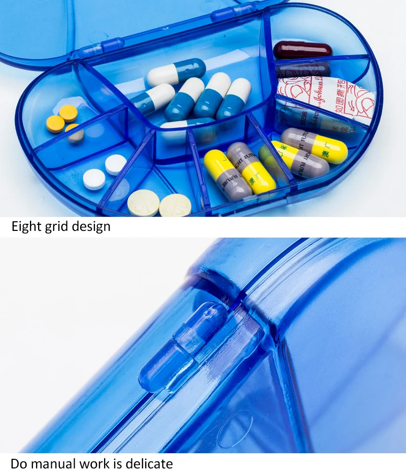 Портативный ящик для хранения лекарств таблетки для здоровья коробка витамин 8 Сетка медицинский Органайзер лекарственный держатель медицинский комплект контейнера путешествия