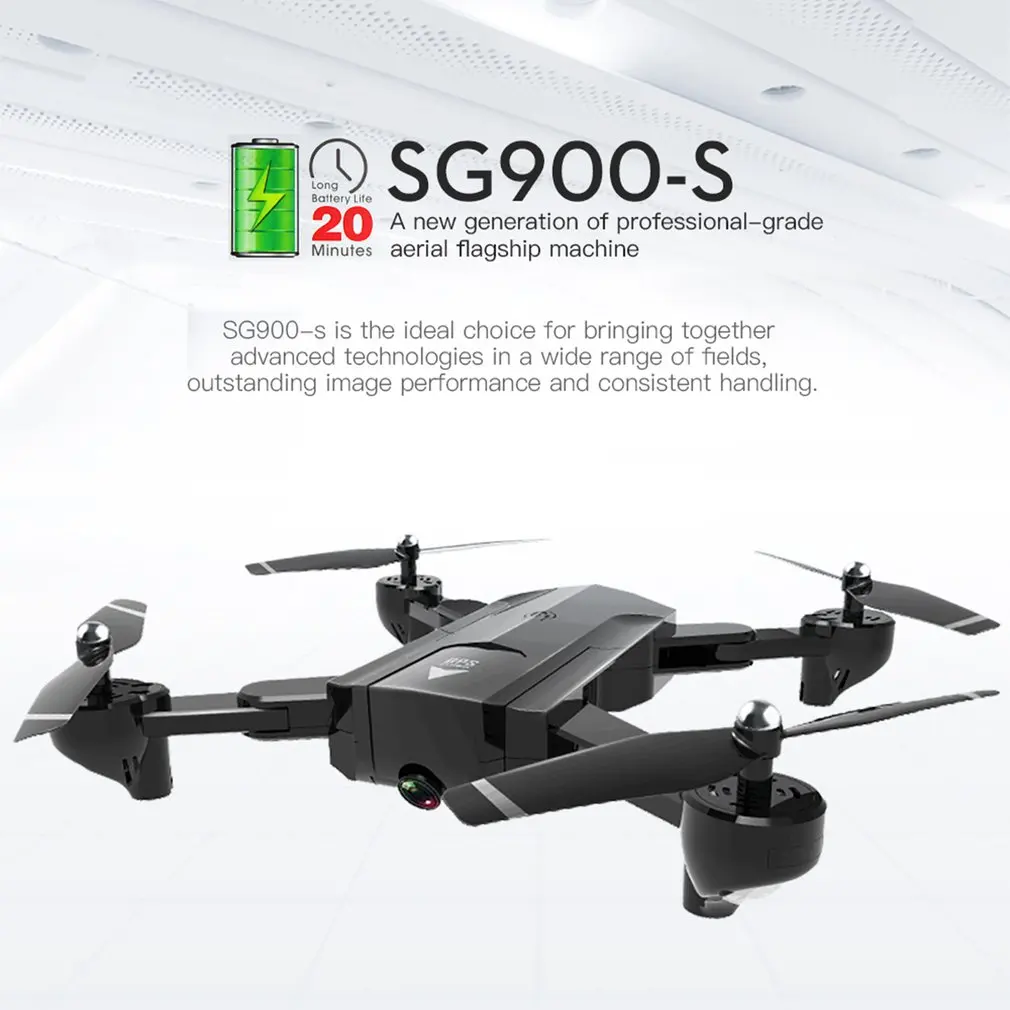 

SG900-S 2.4G One Key Return RC Drone Foldable Selfie Smart GPS FPV Quadcopter With 720P/1080P HD Camera Altitude Hold Follow