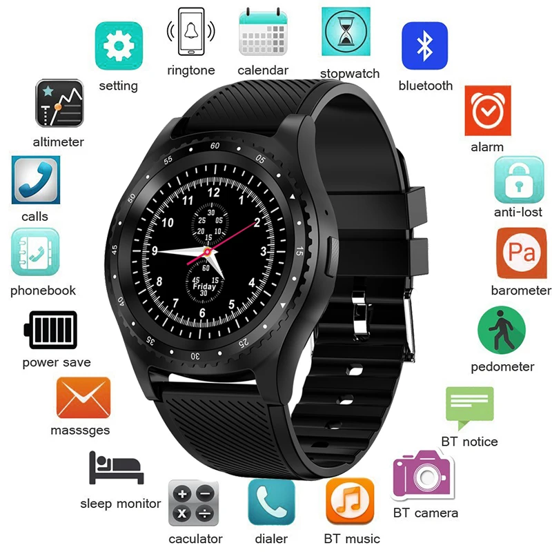 

LIGE 2019 New Smart watch men Women Sport watch Color LED Touch Screen Reminder watch Support SIM TF card For Android IOS Reloj