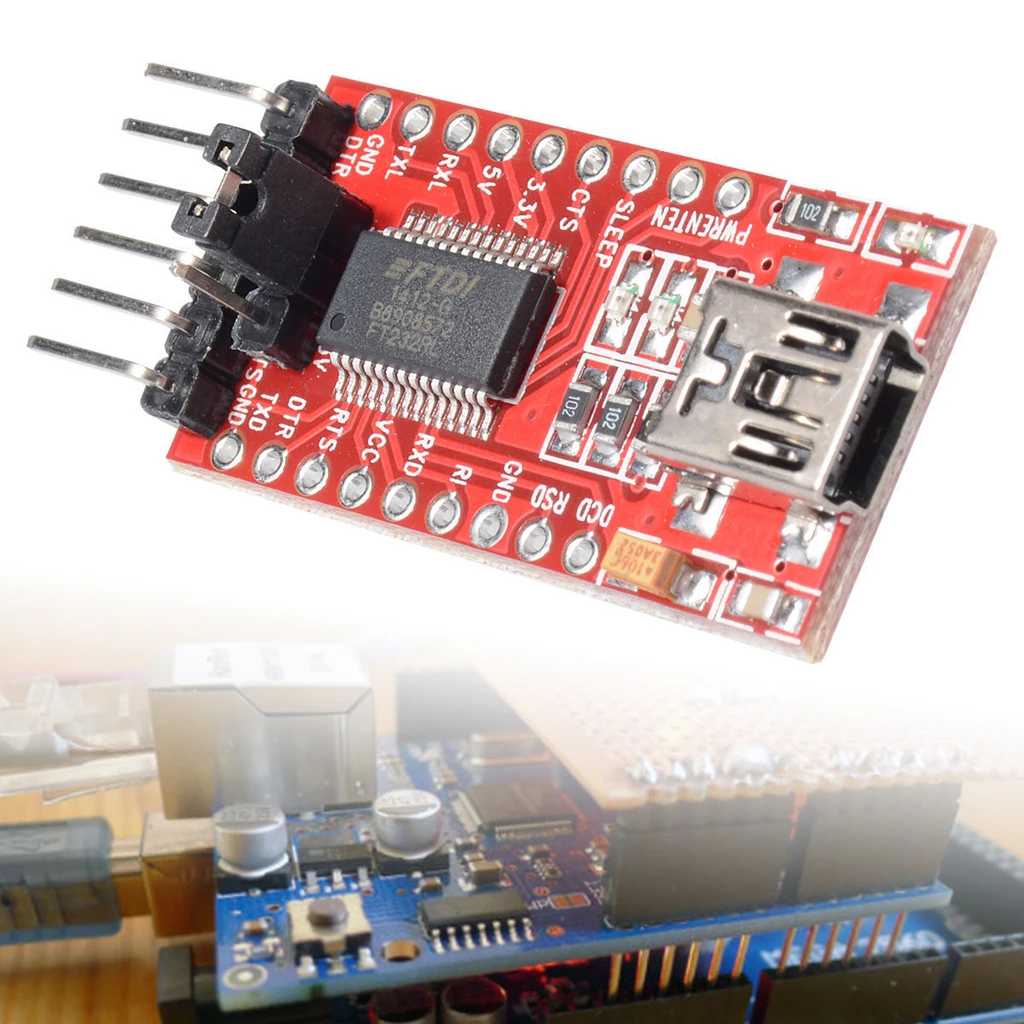 USB to TTL FT232RL FTDI Serial Adapter Converter Module for Arduino 3.3V/ 5V