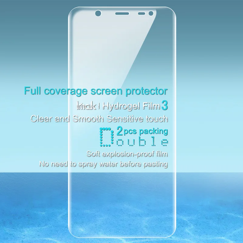 Для Samsung J8 пленка iMAK гидрогель III полный охват мягкая защитная для Galaxy Экран