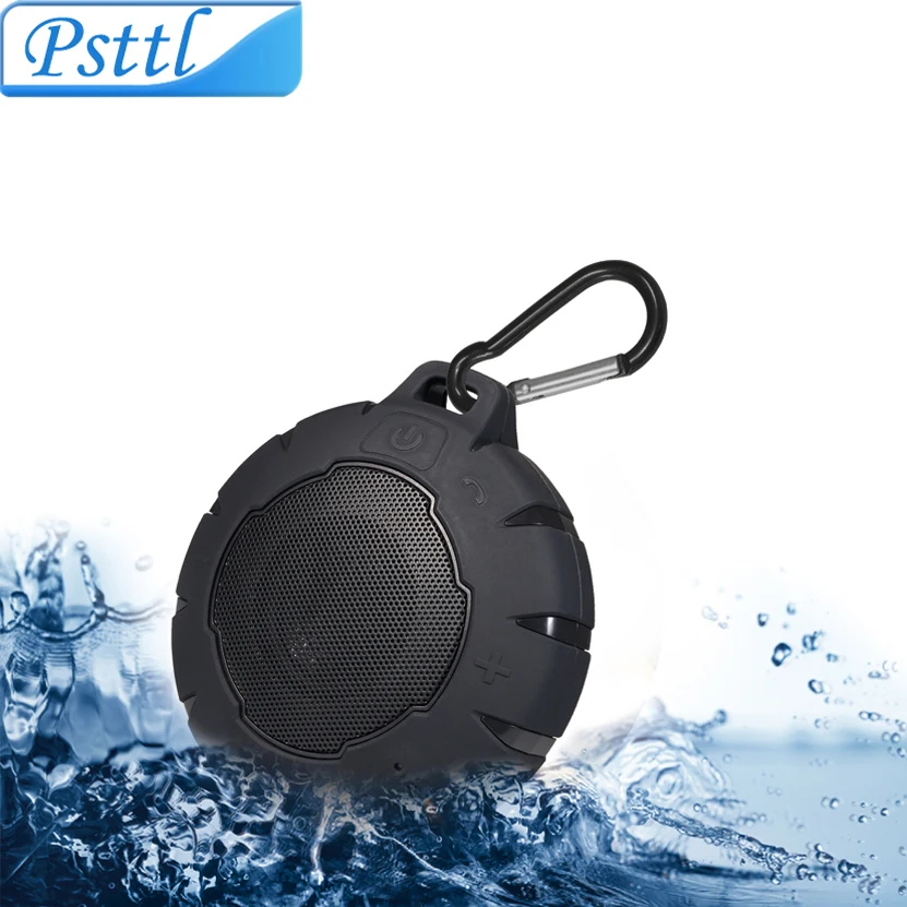 Портативный Bluetooth динамик Psttl IPX7 водонепроницаемый/пылезащищенный уличный