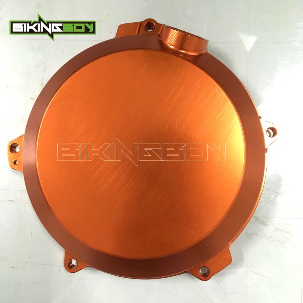 

BIKINGBOY CNC Billet Aluminium Motorcycle Engine Cover Protector Case Clutch Guard for KTM 450 EXC-F 450 500 SX-F Sixdays 16 17