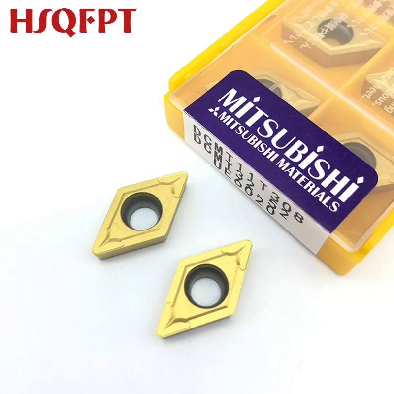 

10PCS DCMT11T304/DCMT11T308 VP15TF/UE6020/US735 carbide inserts Internal latter cutter turning tool cnc machine cutting tool