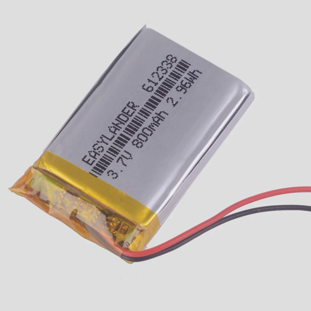 Аккумулятор для регистратора. -JK 612338 1. 85 500mah 3.7v. АКБ для регистратора Мистери 800.