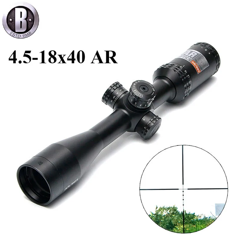 BU 4.5-18x40 AR/223 BDC التكتيكية نطاق بندقية الهواء الطلق شبكاني البصرية البصر الصليب Riflescope طويل المسافة الصيد نطاقات BU 4.5-18x40 AR/223 BDC التكتيكية نطاق بندقية الهواء الطلق شبكاني البصرية البصر الصليب Riflescope طويل المسافة الصيد نطاقات