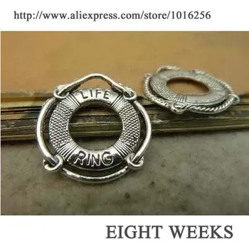 

Zinc alloy pendant jewelry accessories diy handmade material charms life buoy