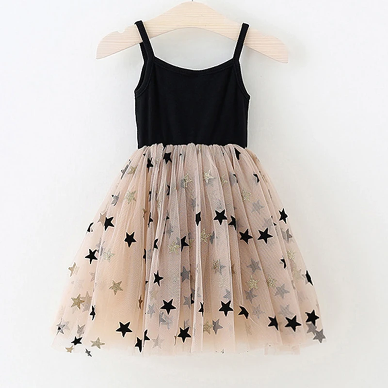 

2019 summer dress girl princess party Dress Fluffy Mesh Baby Girl Clothes children dress girls summer dress