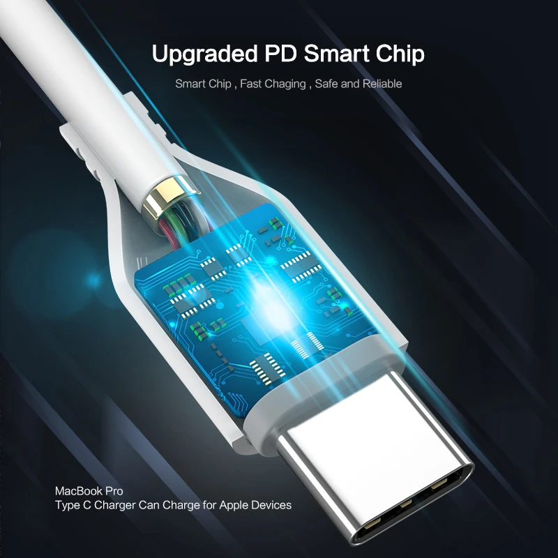 FLOVEME USB PD быстрое зарядное устройство type C для осветительного кабеля 18 Вт