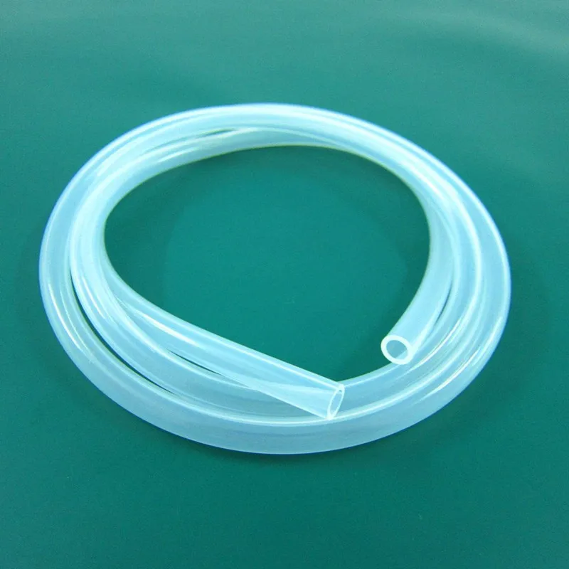 

1PCS/1Meters ST005-4 Imported Silicone Tube ID 10mm*OD 14mm Plumbing Hoses Food Grade Capillary Pipe Transparent Hose