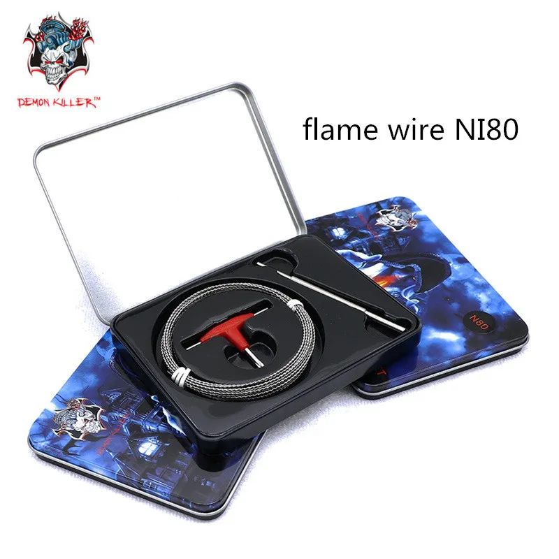 Prebuilt Coil Demon Killer пламенная проволока N80 Alien кольцо для ключей jig 28GA * 2 + 38GA 3 (28GA 2) 26GA