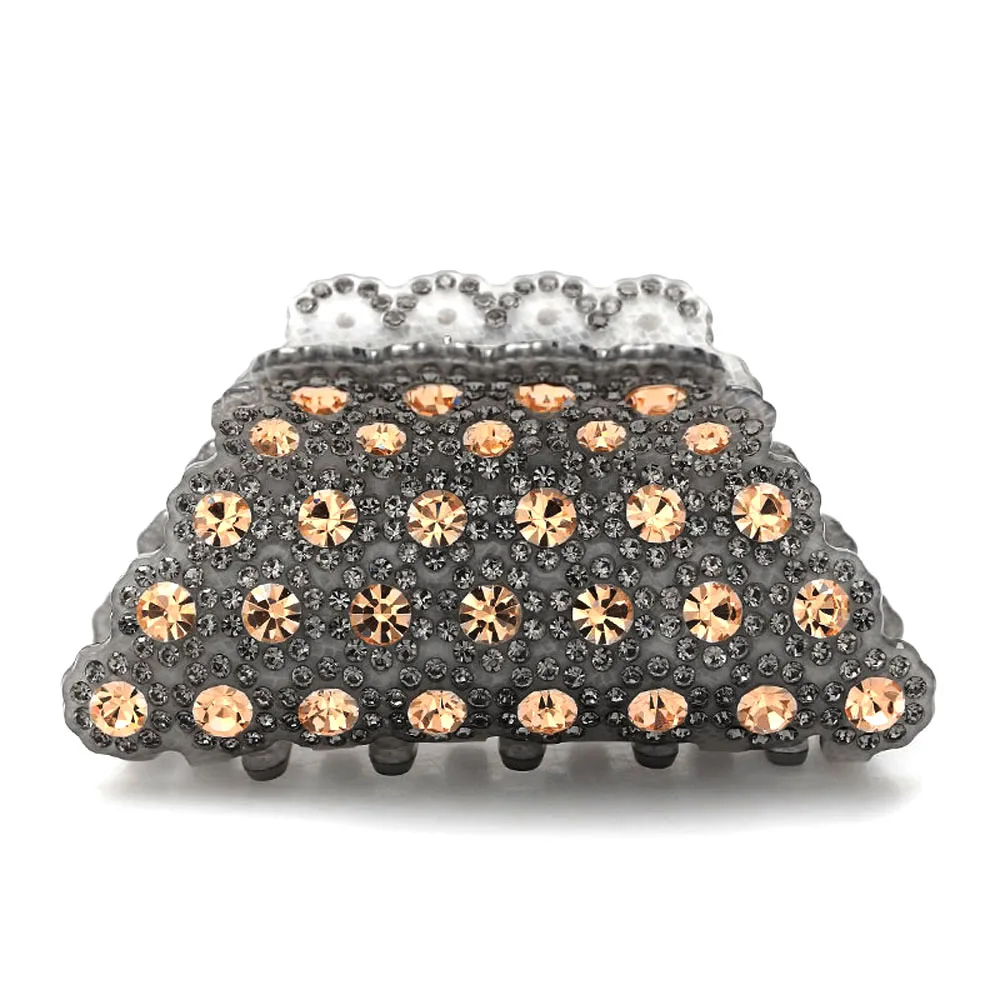 

Large Hair Accessories - Big Hair Claw for Women - Rhinestone Crab Hair Jewelry - Acetate Hair Clamp - Luxury Tiara Dance Prom