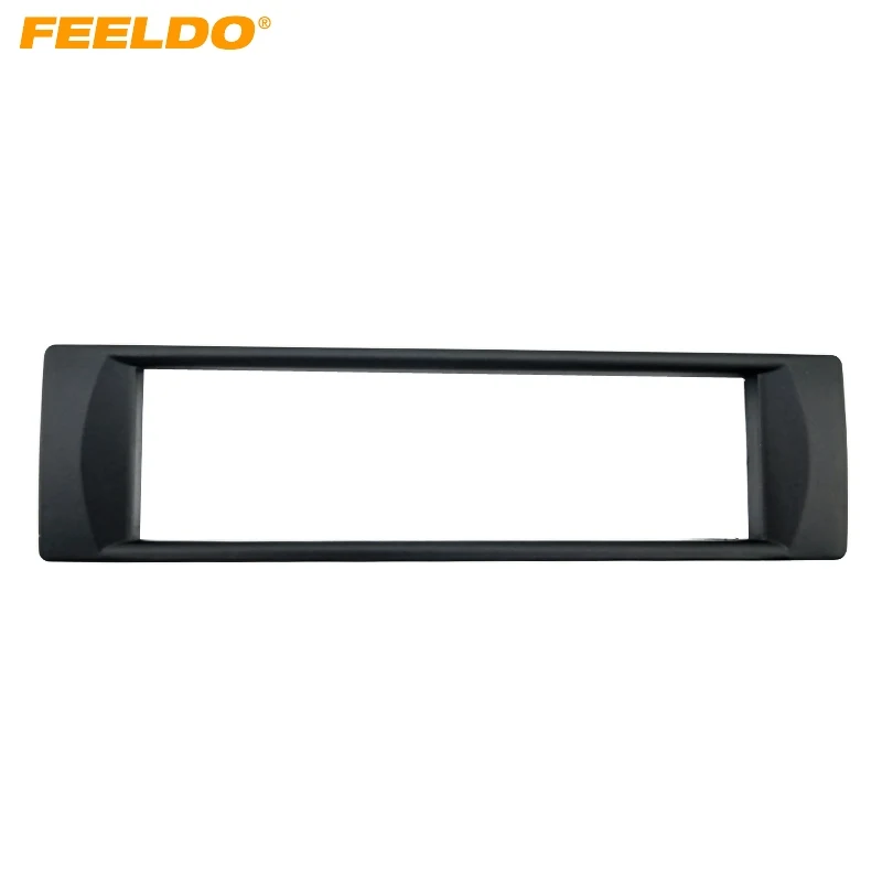 FEELDO Car 1DIN стерео радио фасции Рамка для Audi A6 переустановка CD/DVD панель установка