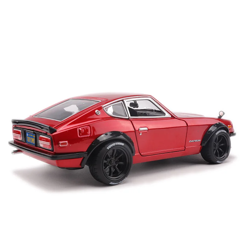 1:18 Модель спортивного автомобиля из сплава для Nissan Datsun 240Z с управлением на рулевом колесе, рулевое колесо для детей