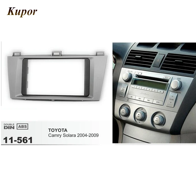 11 561 Car Stereo Radio Fascia Plate Panel Frame Kit For Toyota Camry Solara Stereo Fascia Dash Cd Trim Installation Frame Kit Radio Fascia Cd Dash Kitsdash Trim Kit Aliexpress