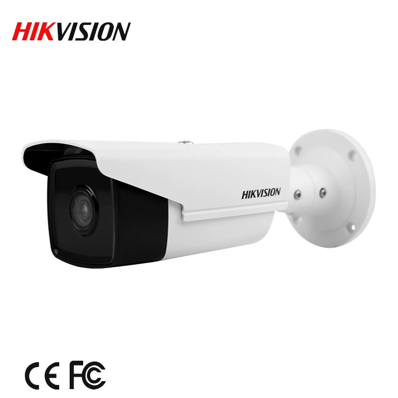 Free shipping english version DS-2CD2T85FWD-I8 Network Bullet Camera Up to 8megapixel high resoluti