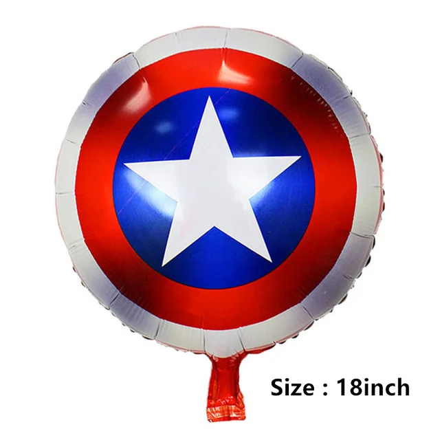 batman spiderman iron man hulk balloon party supplies superhero balloons superman baby super big hero happy birthday ballons toy - Цвет: 1pc