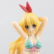 Nuevo 17 cm Anime Wave Beach Queens Nisekoi Chitoge Kirisaki Chitoge Kirisaki Juguetes 1/10 escala Sexy PVC figura de acción coleccionable modelo de juguete para niños