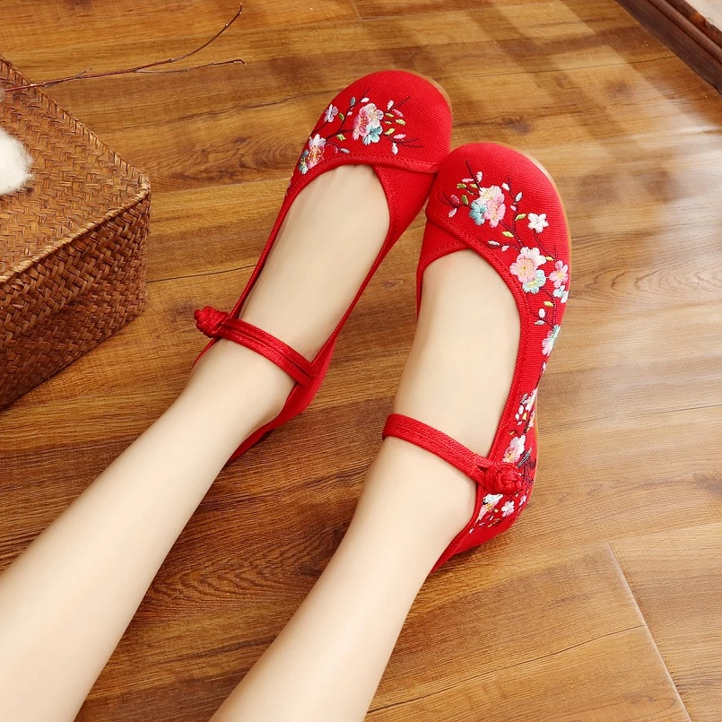 Marlisasa Zapatos De Mujer Женская Классическая танцевальная обувь с цветочной вышивкой