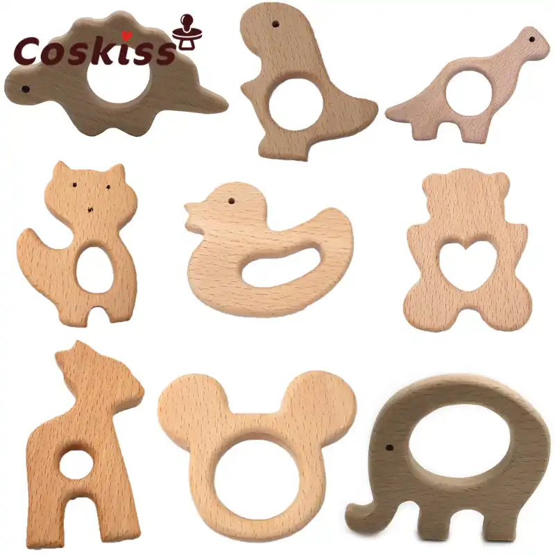 Wooden baby teether toy,Teething toys 
