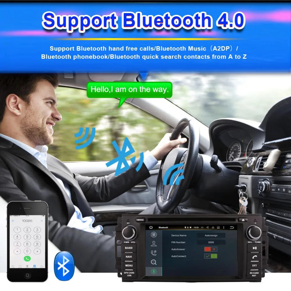 Top Android 8.0 Octa Core 4GB RAM Car DVD CD Player For Jeep Wrangler Commander Dodge Chrysler Radio Stereo GPS Navigation SWC Wifi 5