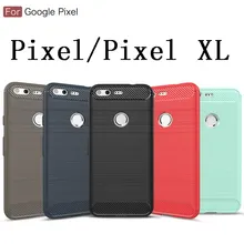 Dreamysow Мягкий силиконовый чехол из углеродного волокна для Google Pixel 3XL 2XL XL цветной задний протектор для телефона для Google Pixel 3 2 1