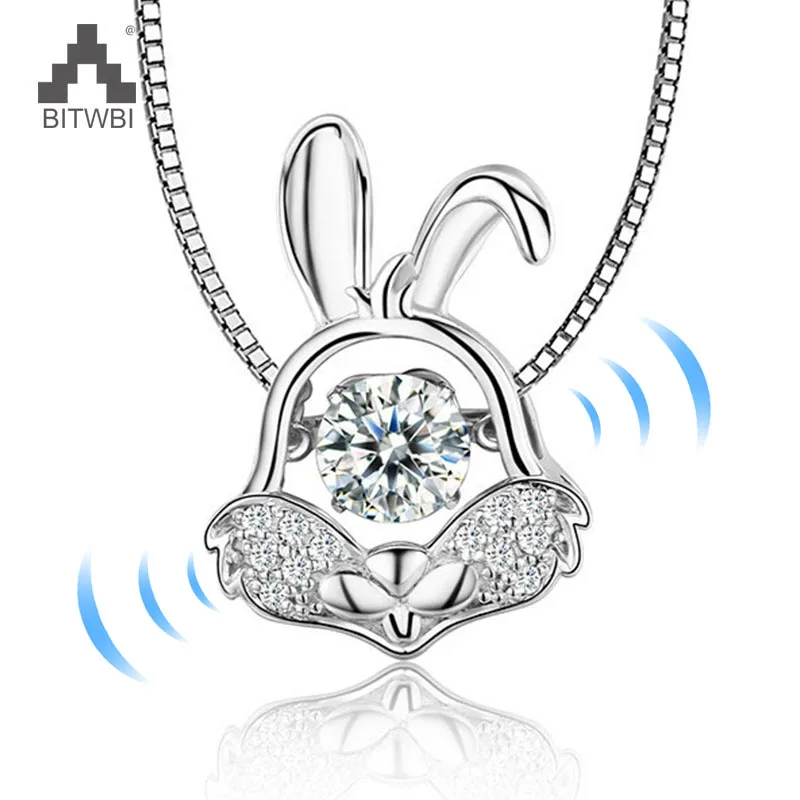 

100% 925 Sterling Silver Chinese 12 Zodiac Pendant For Women Cartoon Animal Zircon Lucky Necklace Jewelry Best Birthday Gifts