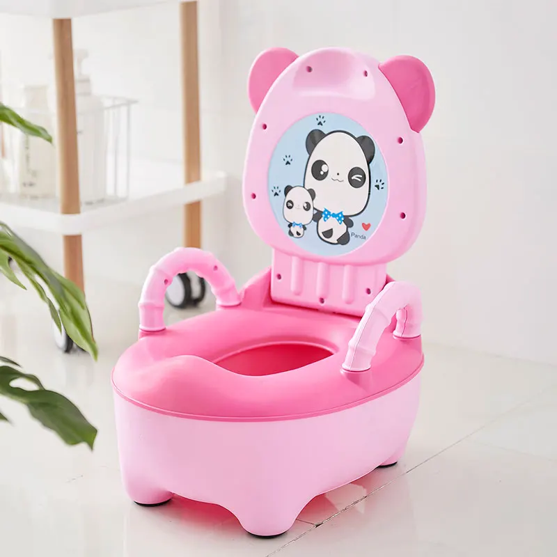 5 No cushion Милый детский горшок с животными для новорожденных, Детский горшок для обучения, Детский горшок, сиденье для писсуара, коврик для детского туалета - Цвет: 5 No cushion