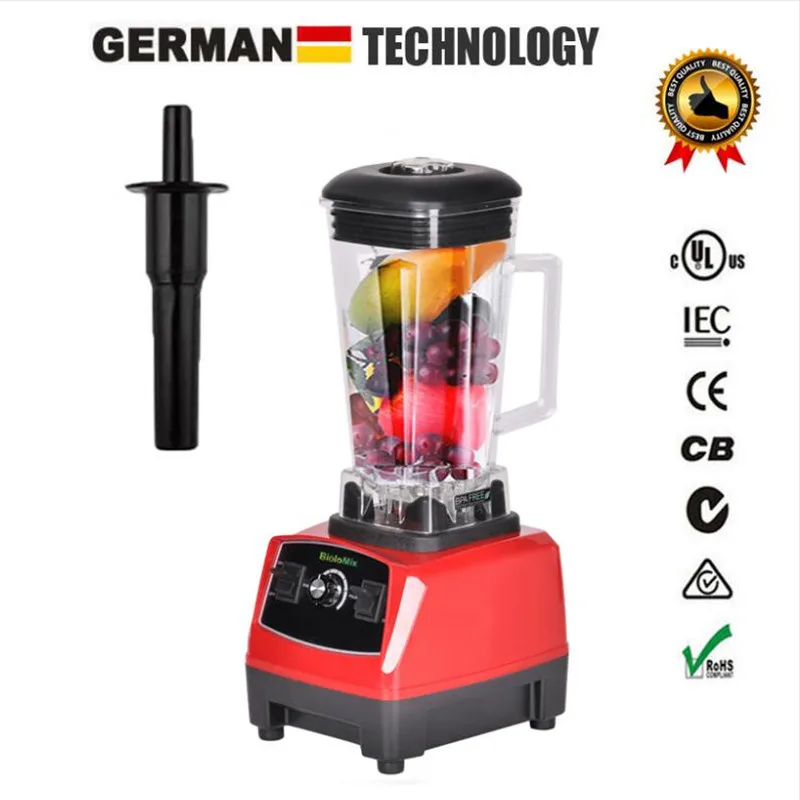 

3HP 2200W BPA Free 2L Heavy Duty Commercial Grade Power Blender Mixer Juicer High Power Kitchen Processor for Ice Smoothie Fruit