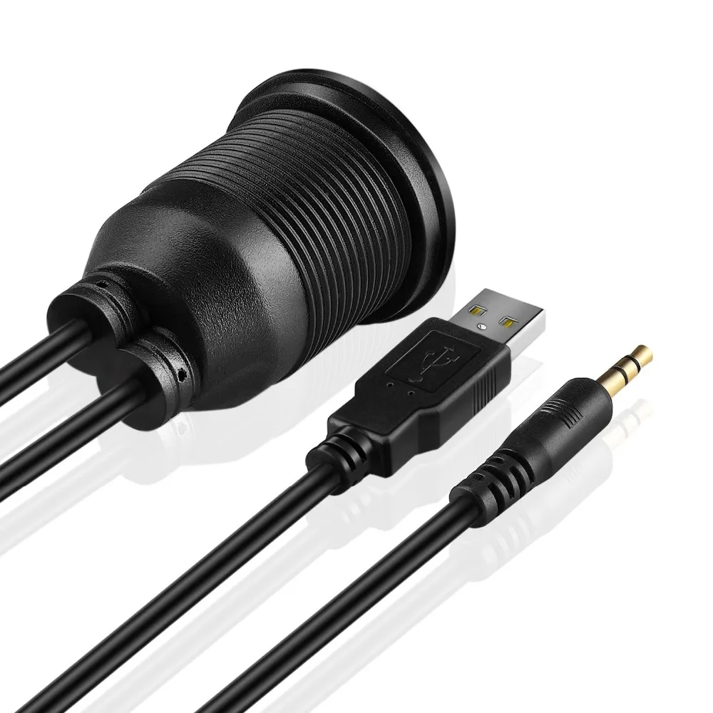 USB AUX кабель для скрытого монтажа панель приборной панели крепление на приборную +